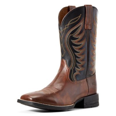 Ariat Western: Amos Botas Western Hombre - Rojas Marrones / Negras (PCDMJ4683)